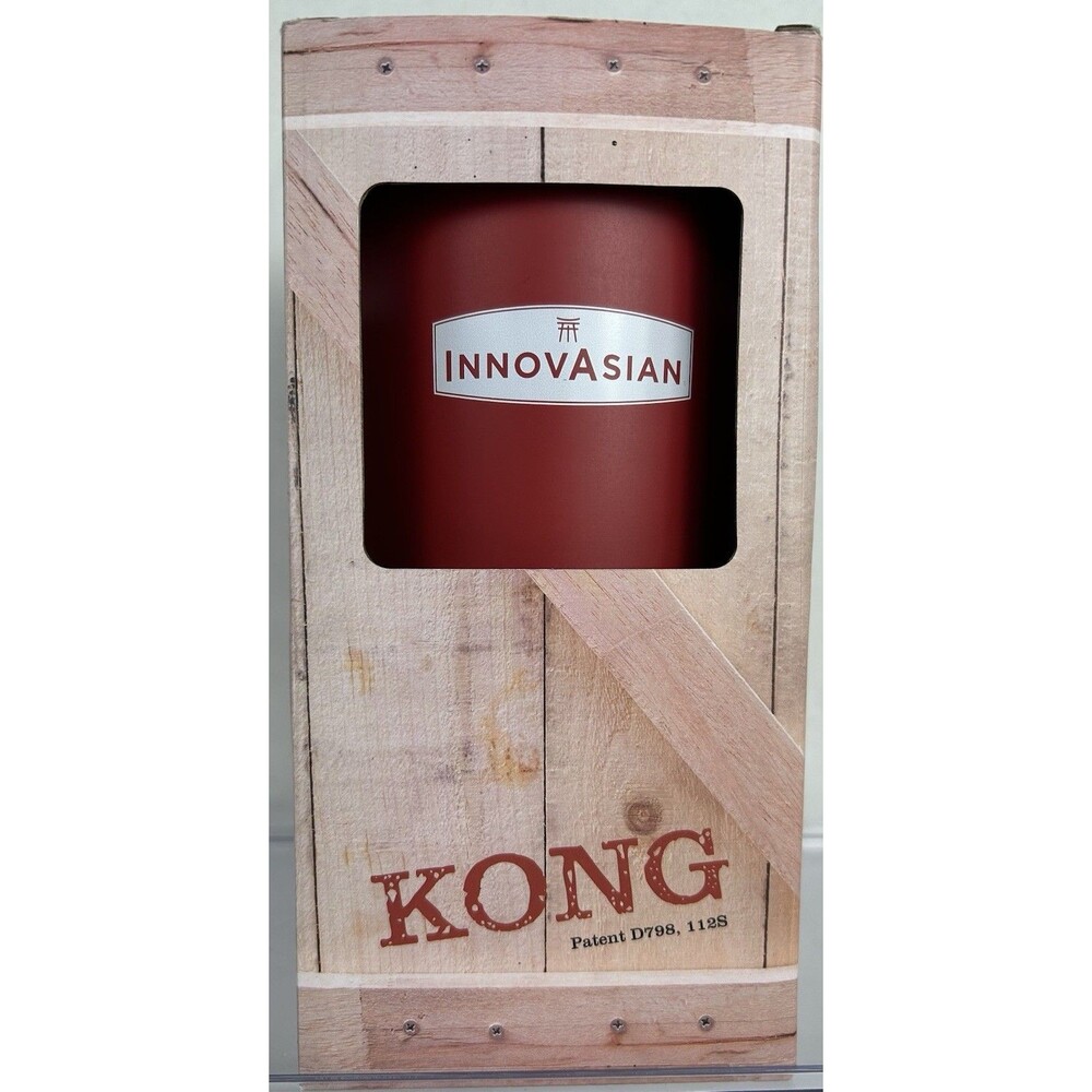 KONG Stainless Tumbler Double Wall Insulated 26 oz Slide Lid & Straw InnovAsian